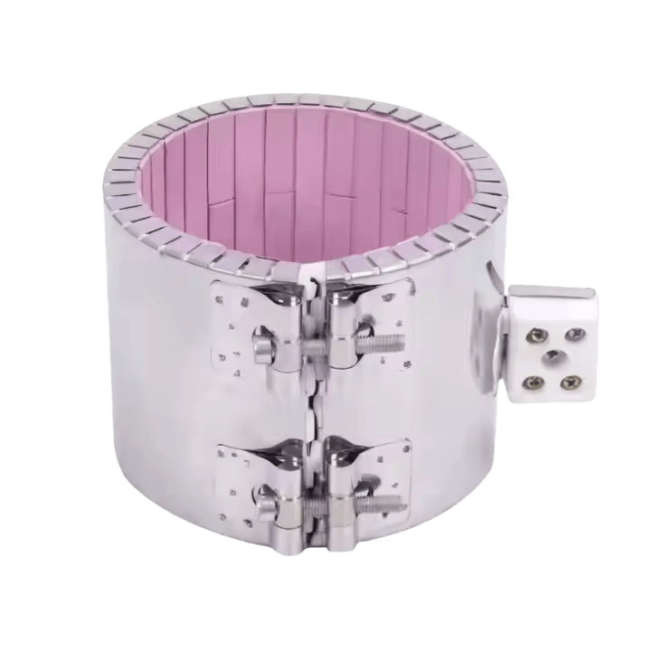 220V 1000W Electric Industrial Heating Equipment Screw Barrel Plastic Extruder with Ceramic Heater Coil Band - Image 5