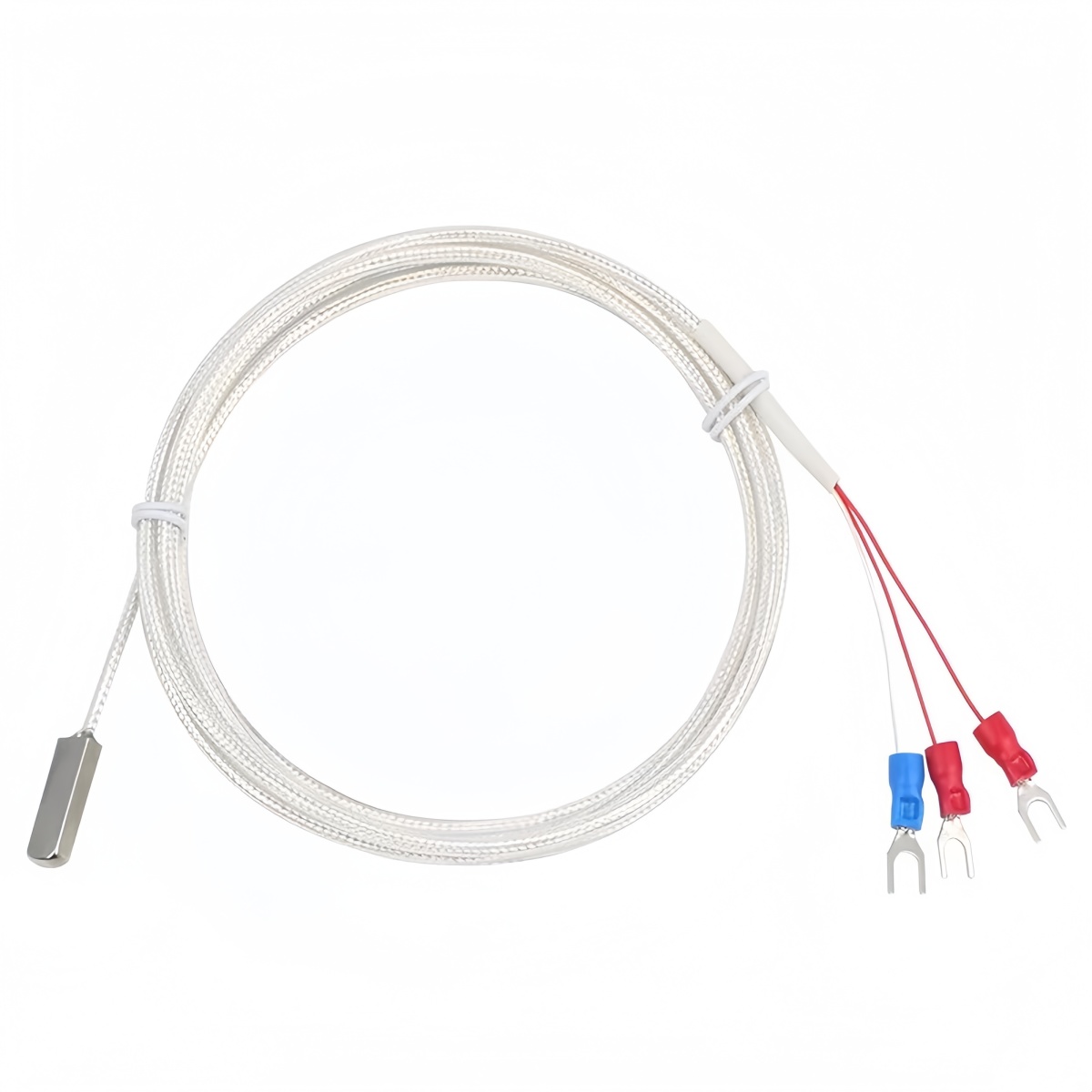 Customizable Surface Mount Pt100 Platinum Resistance Thermometer Adhesive Temperature Sensor End Face Probe for ODM & OEM