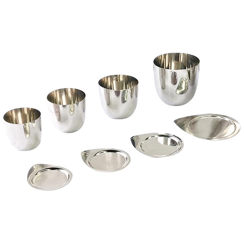 99.99% Cadinho de níquel 100ml 50ml 30ml, equipamento de secagem de laboratório com resistência a altas temperaturas para equipamento de aquecimento de laboratório de derretimento