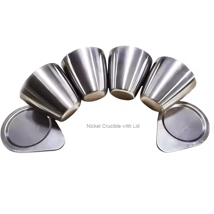 99.99% Nickel Crucible 100ml 50ml 30ml High Temperature Resistance Lab Drying Equipment for Melt Laboratory Heating Equipment - Image 2