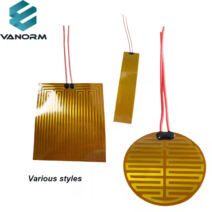 High-Efficiency Electric Flexible Polyimide Film PCB Kapton Heater 3D Printing Variants 3.5v 5v 12v 24v 48v Diverse Silicone - Image 3