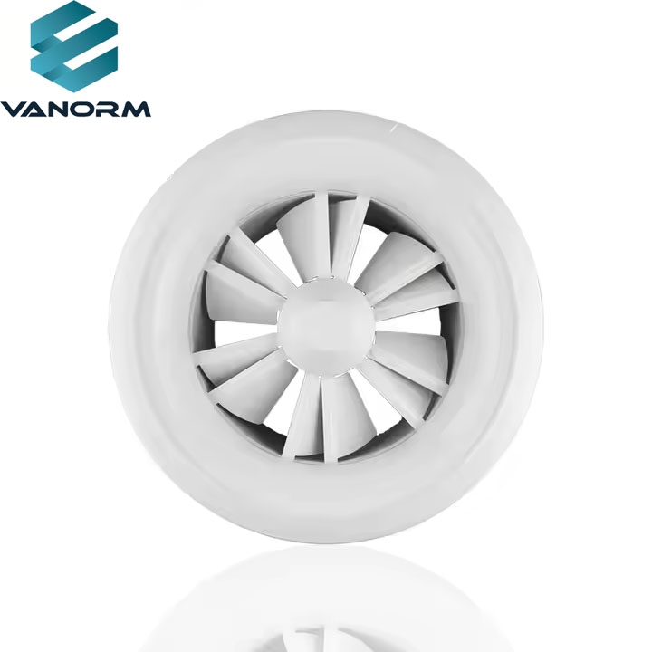 Modern Industrial Roof Exhaust Fans Gable Vent Light Swirl Diffusers Attic Ventilator HAVC System Air Conditioning - Image 2