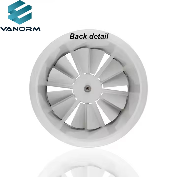 Modern Industrial Roof Exhaust Fans Gable Vent Light Swirl Diffusers Attic Ventilator HAVC System Air Conditioning - Image 3