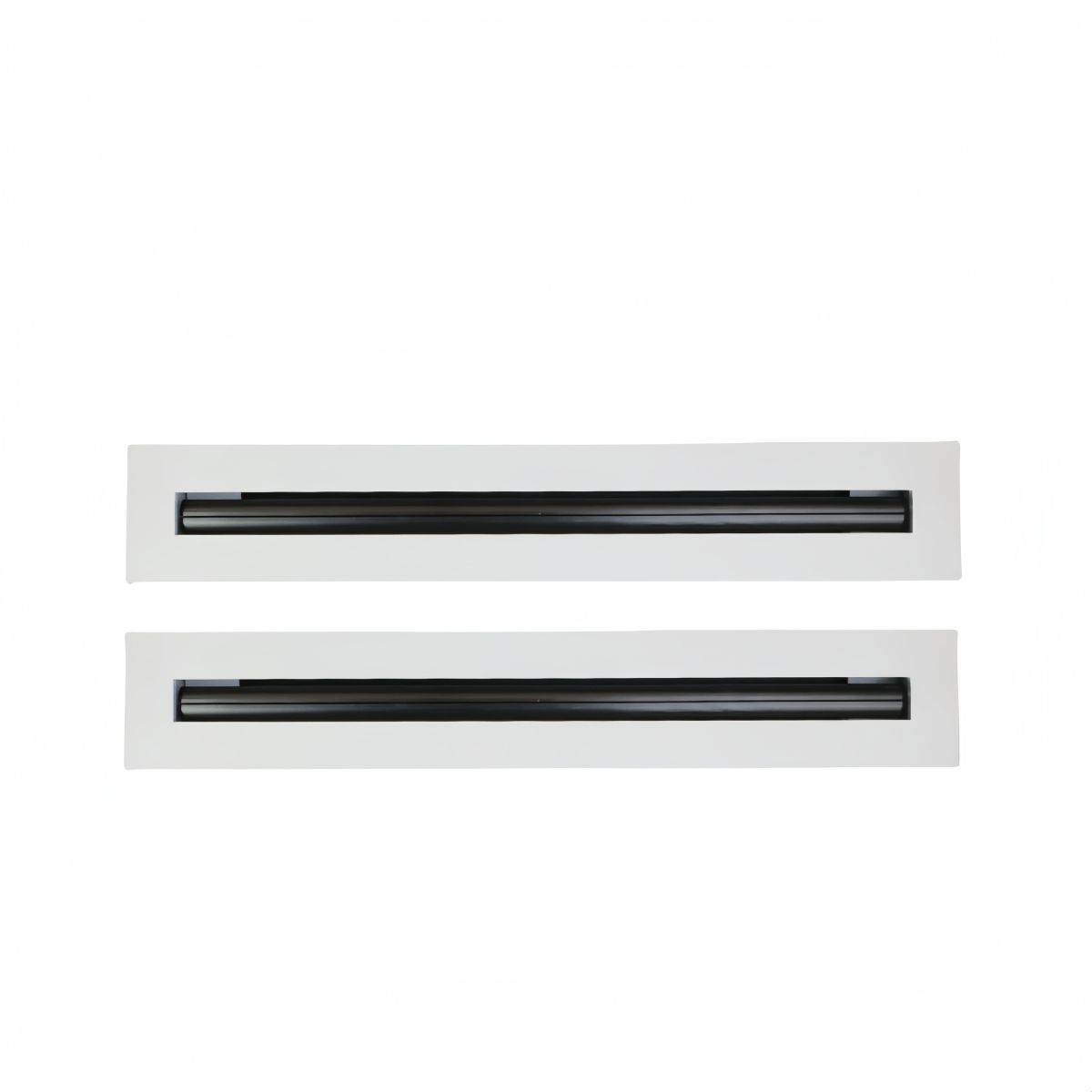 VANORM 1-Slot Neck Linear Air Vent Cover 24'' Grilles de registres élégantes de conception moderne minimaliste d'évent linéaire en plastique élégant