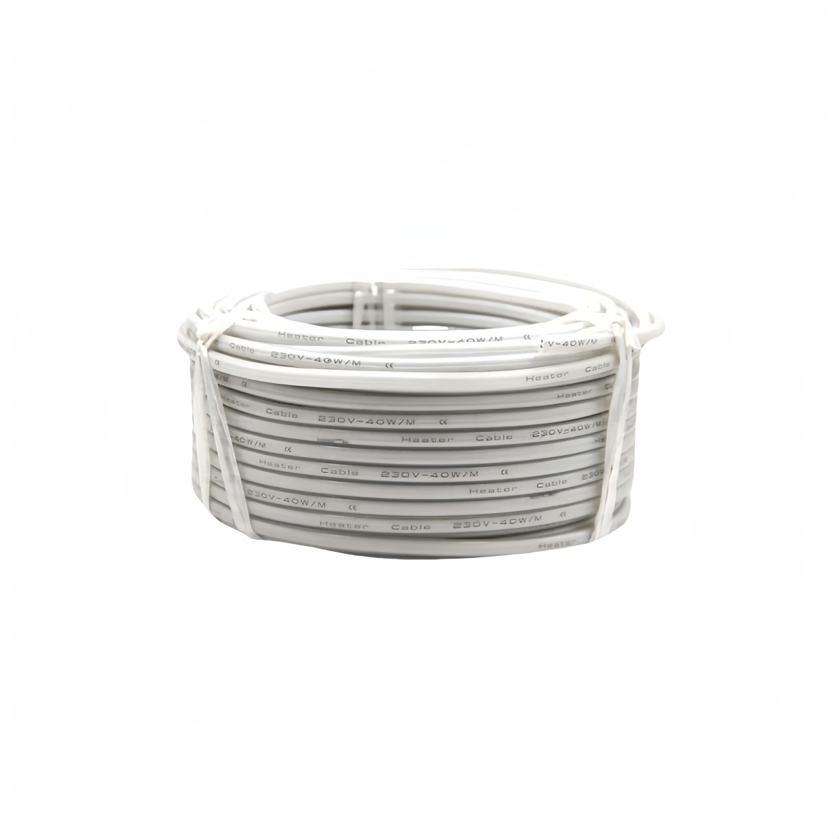 25/30/40/50/60W/M Waterproof Silicone Rubber Insulated Heating Cable Constant Power Heating Equipment