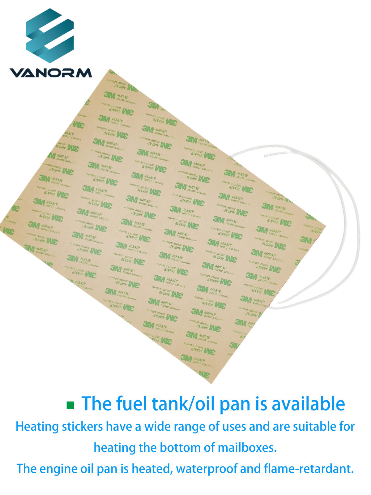 Customized 220V 260W Flexible Silicone Rubber Heater Pad 220*300mm with Glue for Heating Equipment - Image 3