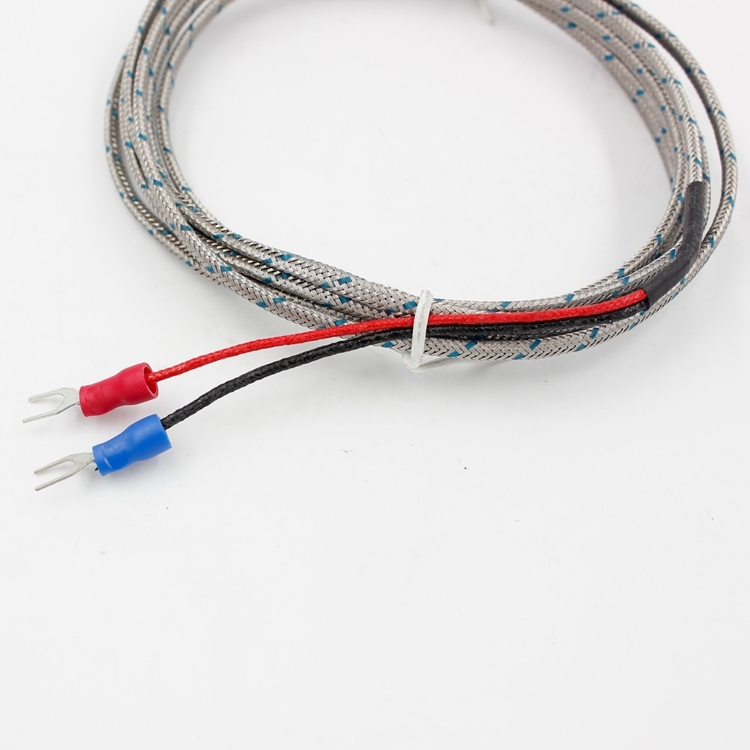 WRNT178 K-Type Thermocouple Probe M8 Threaded Temperature Sensor PT100 Thermal Resistance Thermal Measurement Wire Instrument - Image 2