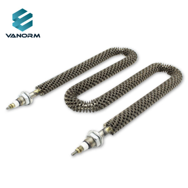 Customized 240V 5KW Finned Tubular Heater Element 304 Incoloy 840 Stainless Steel for Air Heating