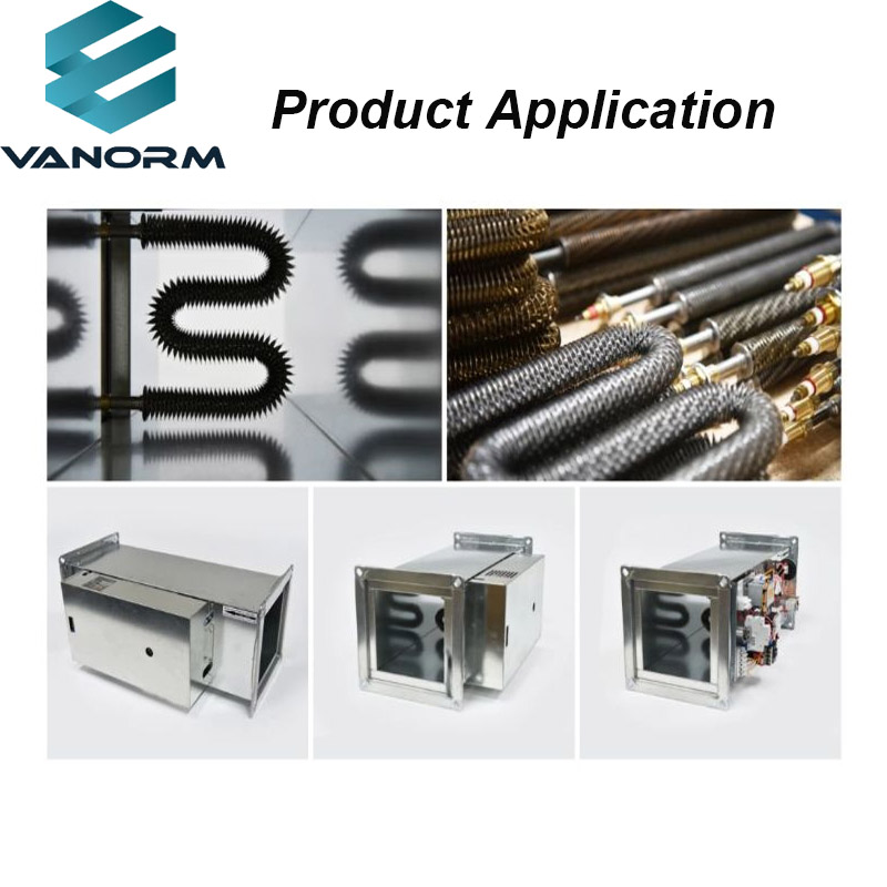 Customized 240V 5KW Finned Tubular Heater Element 304 Incoloy 840 Stainless Steel for Air Heating - Image 4