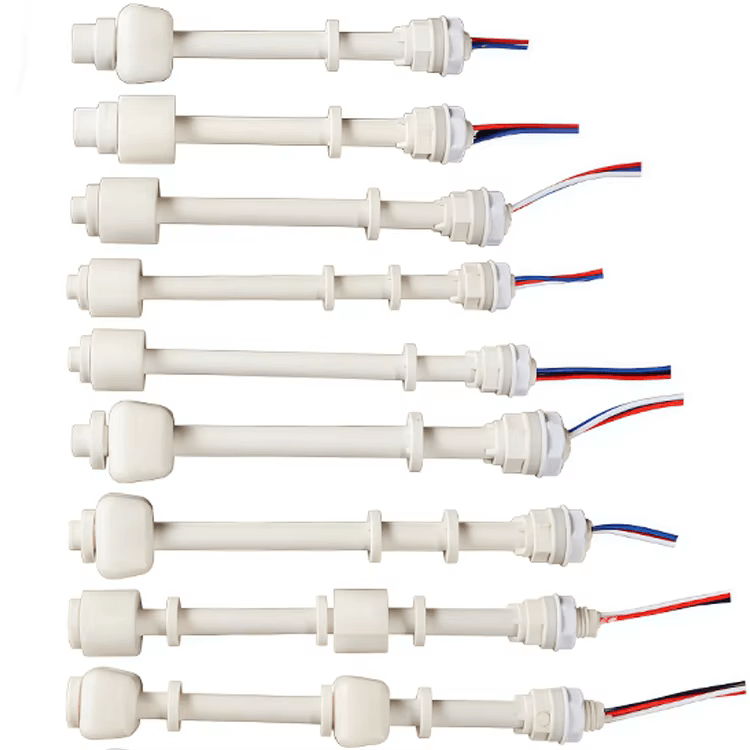 Pp Ptfe Pph Ss304 Float Sensor Multi-points Liquid Tank Float Control Floating Ball Type Magnetic Liquid Level Switch