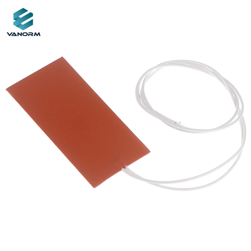 Customized 12V 24V 36V 48V 220V 100*200mm Industrial Electric Flexible Silicone Heater Heating Silicone Rubber Heater Pad - Image 3