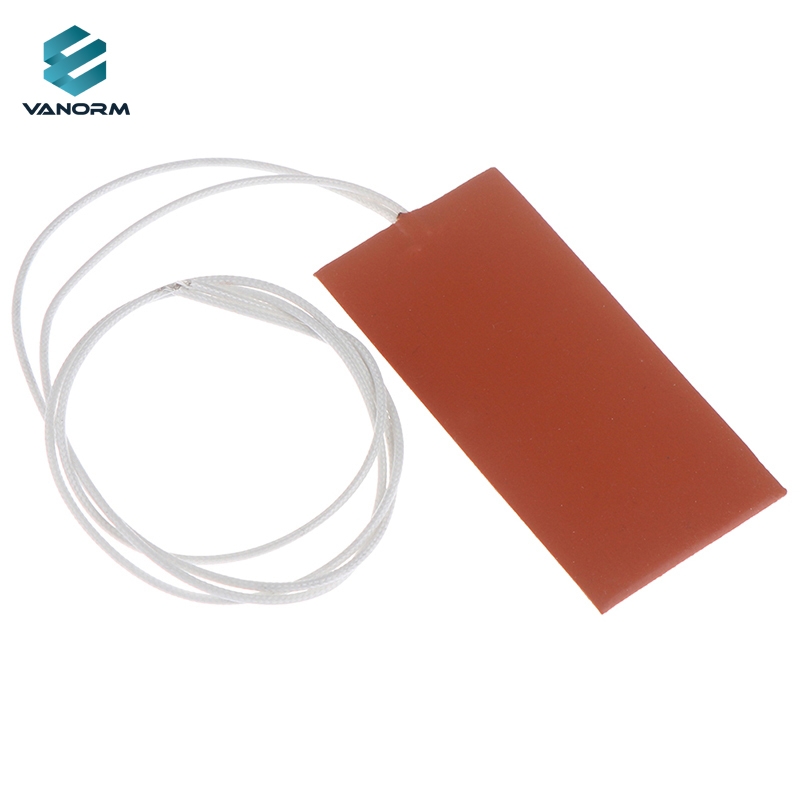 Customized 12V 24V 36V 48V 220V 100*200mm Industrial Electric Flexible Silicone Heater Heating Silicone Rubber Heater Pad - Image 4