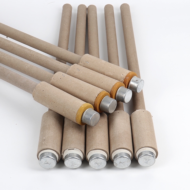 KQN Disposable Non-deoxidized Paper Tube Sampler Immersion Smelting Metal Sampler with Aluminum for Electric Furnace Converter - Изображение 2