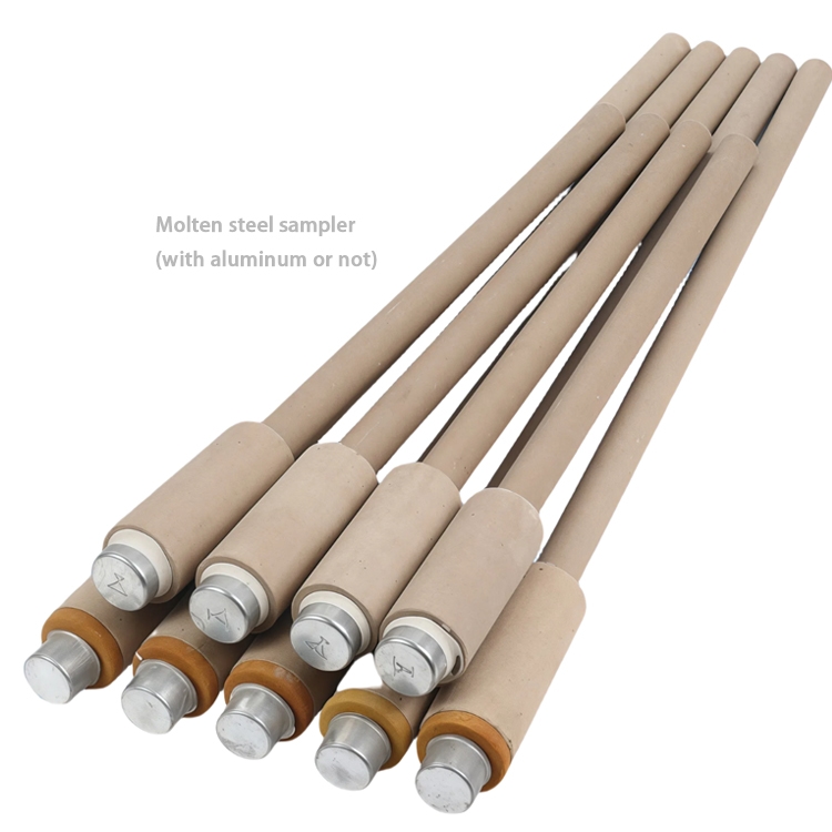 KQN Disposable Non-deoxidized Paper Tube Sampler Immersion Smelting Metal Sampler with Aluminum for Electric Furnace Converter