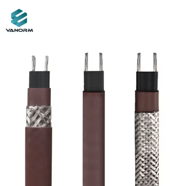 220-230V Electric Heater Heat Tracing Pipe Anti-freeze Self Regulating Underfloor Heating Cable Silicone Rubber 1-Year Warranty