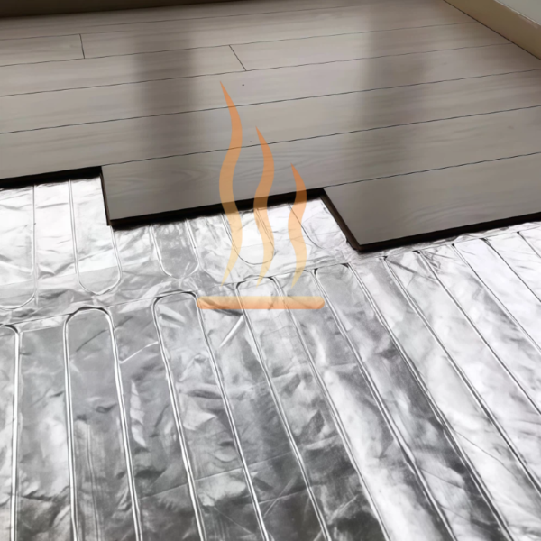Thin Aluminum Foil Electric Underfloor Heating Pad Heating Mat Walkway Floor Heating Element 150W & 200W/㎡
