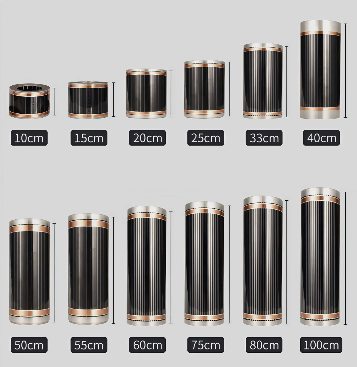 220V Graphene Underfloor Heating System Far Infrared Electric Underfloor Heating Film Wifi Thermostat - Bild 3