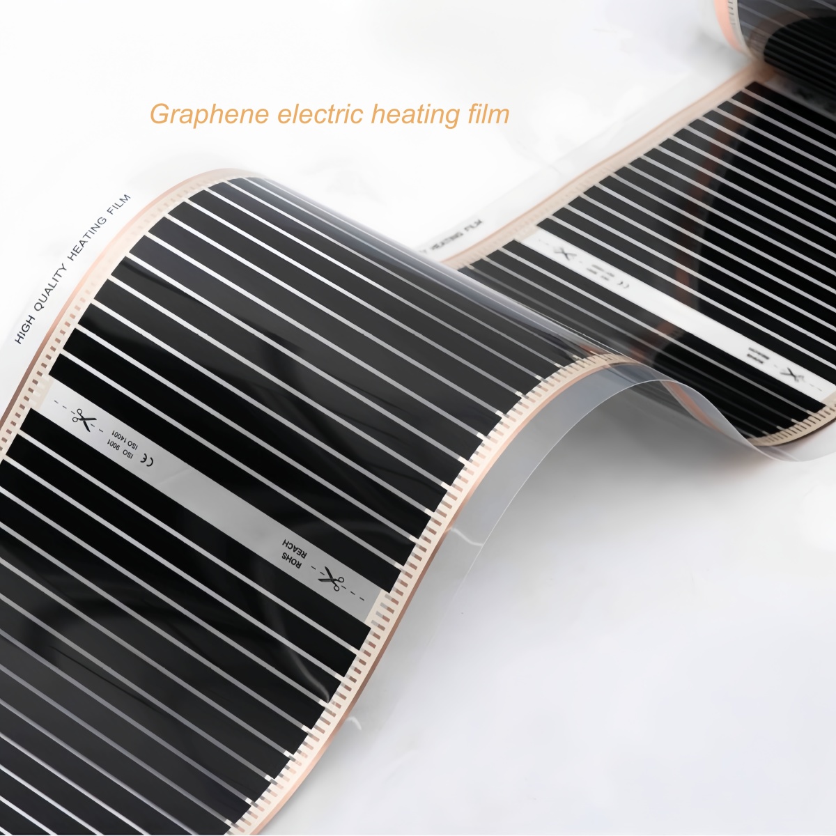 OEM Graphene Warmtact Full Floor House Heating System Far Infrared Electric Underfloor Carbon Heating Film with Thermostat - Bild 3