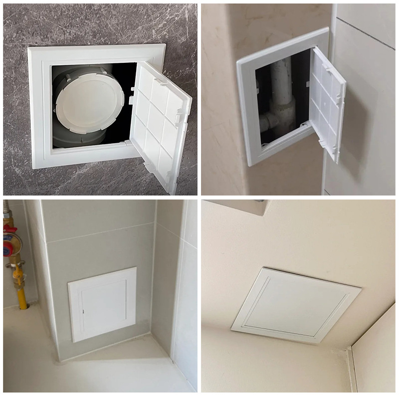 Plastic Access Panel ABS Inspection Maintenance Door Ceiling Suspended Ceiling Plug Cover Ugly air Conditioning Maintenance Port - Pilt 6