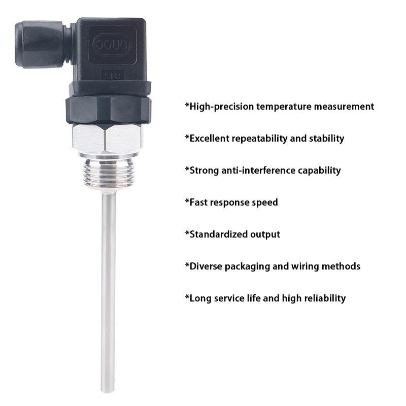 RTD Sensors Hersman Plug Integrated Ex Pt100 Temperature Transmitter Temperature Sensor for Marine Use - 画像 6