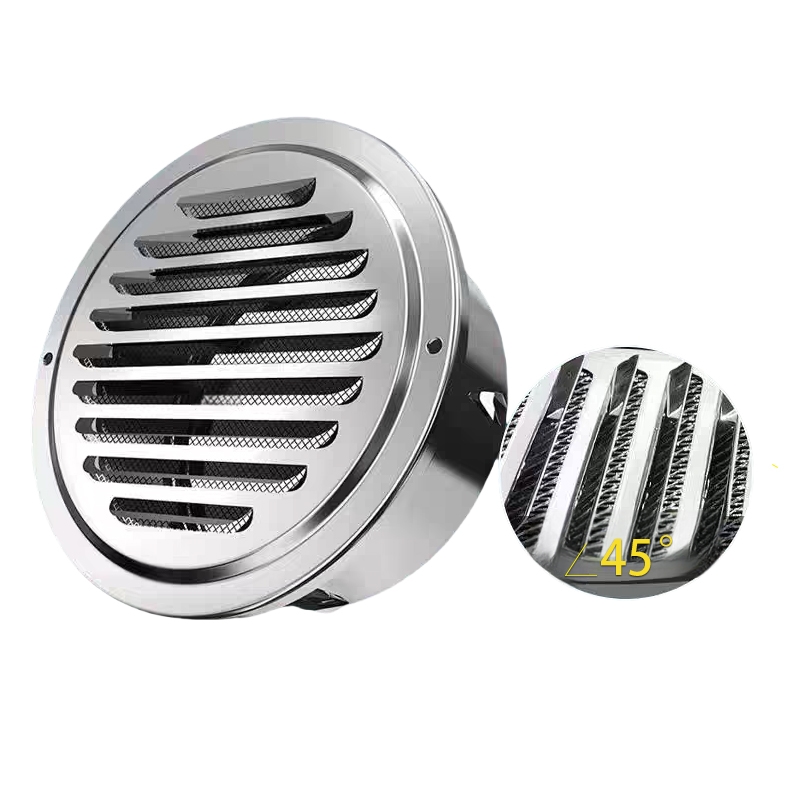Air Outlet Vents Round Soffit Vents 4 Inch Dryer Vent Cover Louver Grille Cover Ducting Air Ventilation - Pilt 2