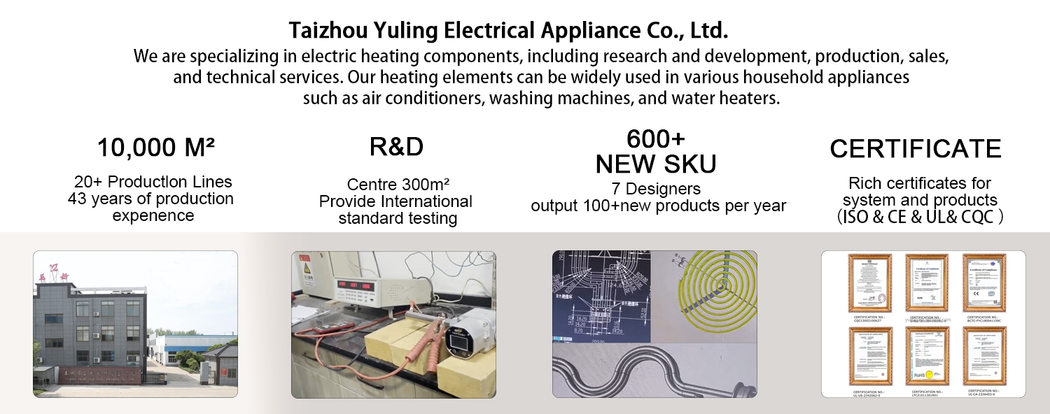 220v 1kw 2kw 3kw 4kw สแตนเลสอุตสาหกรรมไฟฟ้าขดลวดท่อ U/W รูปร่างองค์ประกอบความร้อนสำหรับหม้อหุงข้าว - ภาพ 6