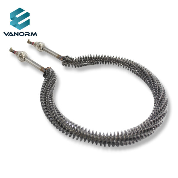 230V 120V 700W Stainless Steel Finned Tubular Heater Circular Coil Heating Element for Fruit Dryer Dehydrator Oven