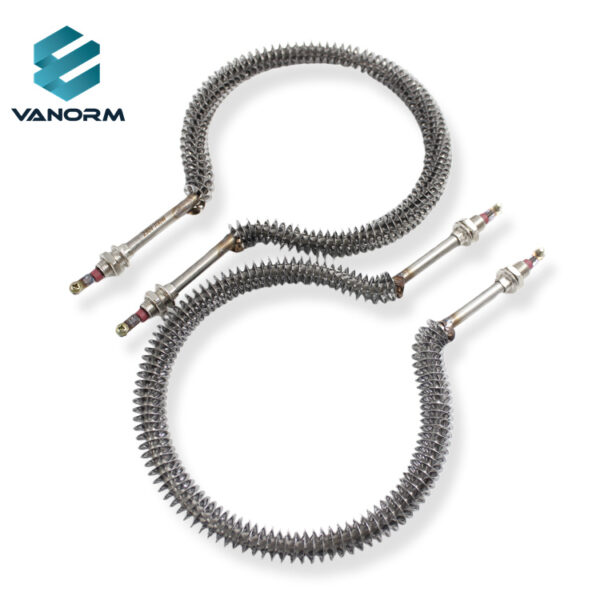 Custom Wattage Circular Spiral Finned Heating Tube Industrial Fruit Drying Machine Electric Heater Pipe 700W