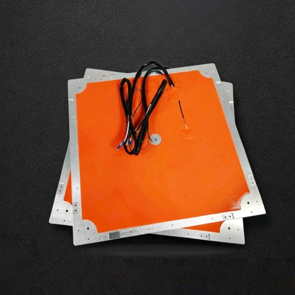OEM /ODM Silicone Rubber Heater Aluminum Alloy Heating Pad Heating Element for 3D Printing Additive Manufacturing