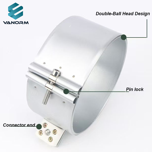 220V 400W Industrial Stainless Steel Electric Mica Band Heater for Blow Molding Machine