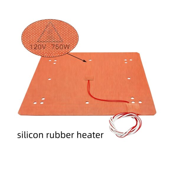 Flexible Silicone Electric Heating Element Selectable Waterproof Grade Rubber Heater for Low-Temperature Anti-Freezing Heating