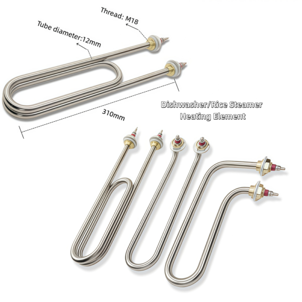 U-type Ultrasonic Dishwasher Heating element Dish Cabinet Pistol Heating Rod Cleaning Machine Rice Steamer Electric Heating Tube