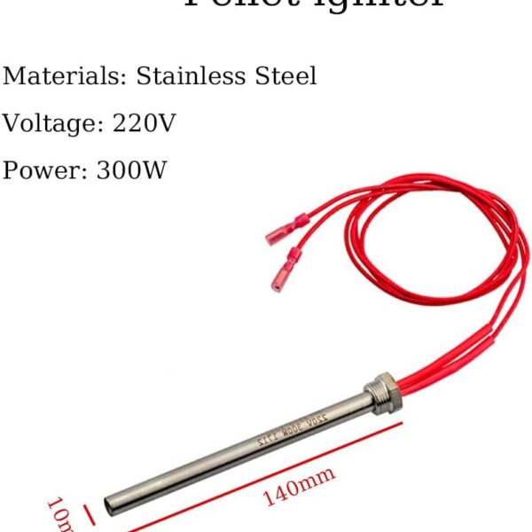 220V 300w Electric Industrial Stainless Steel Thread Pellet Igniter for Pellet Stove