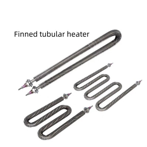 High Quality W-Type Stainless Steel Finned Tubular Air Heater Industrial Electric Strip Heating Element Direct for Drying System