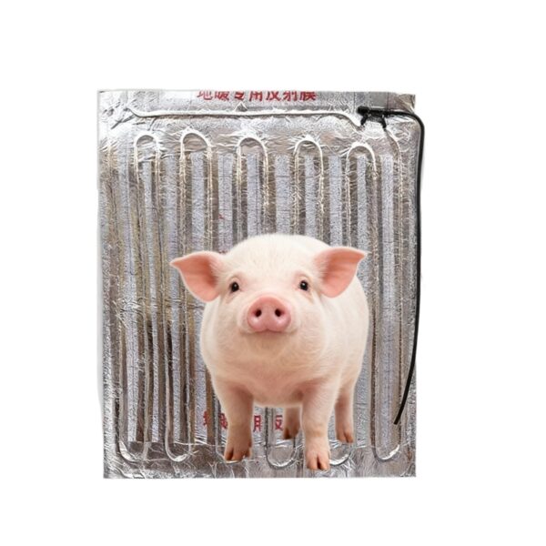 Pig Cultivation Waterproof Heating Mat 220V 1m*1.5m Carbon Fiber Heating Wire Heating Pad with Stable 25 Degree Working Temp
