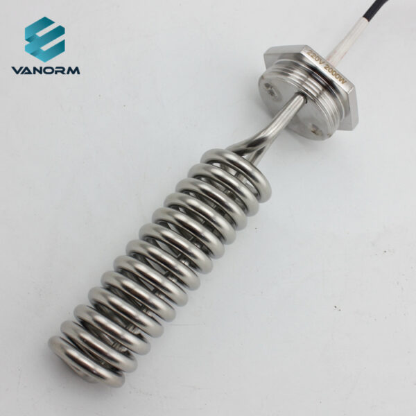 220V 2000W Stainless Steel Coil Immersion Heater for Coffee Machine Boiler Parts