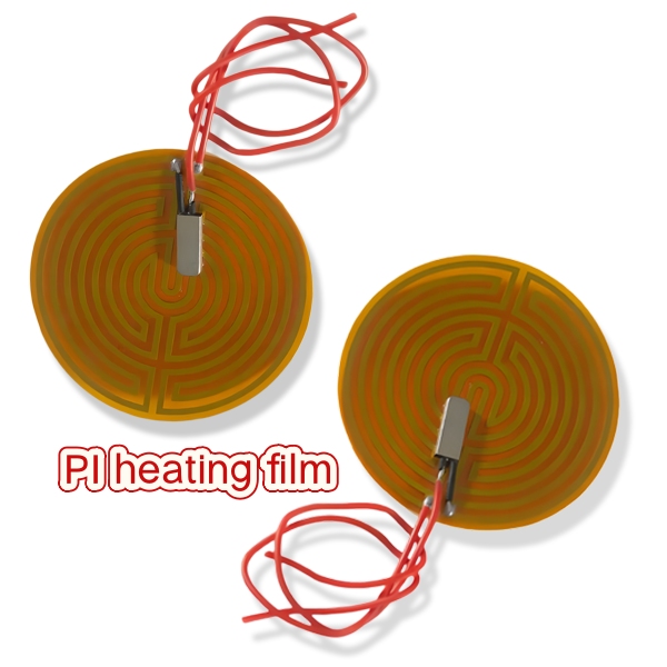 Customized Polyimide Electric Heating Film with Thermal protection Device PI Flexible Heating element Heater Film for 3d Printer