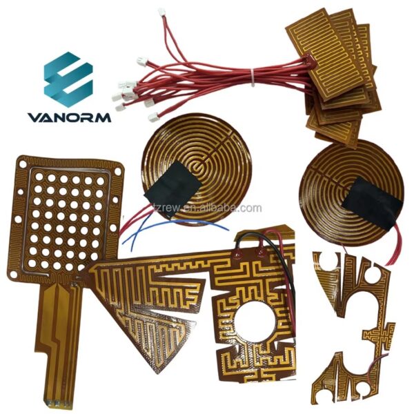 High-Efficiency Band Heater Electric Heating Elements for 3D Printing 5V 12V 24V 48V Silicone Diverse Heating Equipment