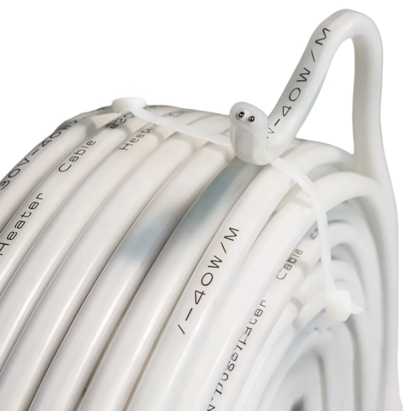 20W 30W 40W  Flexible Silicone Rubber Drain Pipe Defrosting Heater 220V Parallel Constant Wattage Eco-Friendly Heating Cable