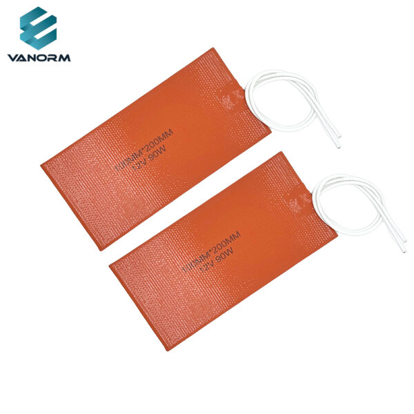 Customized 220V 230V 240V 300W 800W Industry Electric Flexible Silicone Rubber Pad Heater
