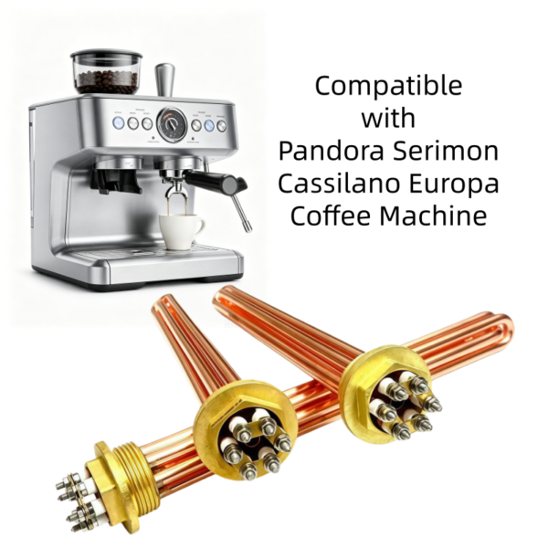 Coffee Machine Heating Element Heater Compatible with Pandora Serimon Cassilano Europa Coffee Machine Spare Heater Accessory