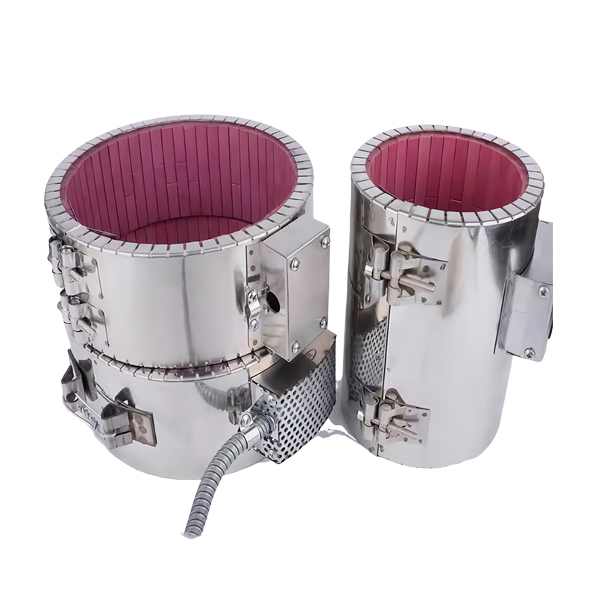 Pink Ceramic Heating Ring Injection Machine Stainless Steel Heating Ring Extruder Granulator Electric Band Heater 380V 220V