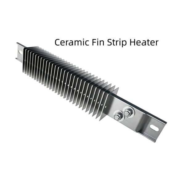 Industrial High Temperature Heater 800W Stainless Steel 304 Ceramic Fin Strip Rectangular Finned Double Heating Sheet Element