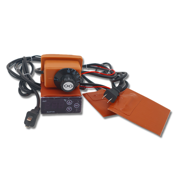 Adjustable Temperature Flexible Silicone Rubber Electric Heating Plate with Temperature Control with Adhesive Heating Equipment