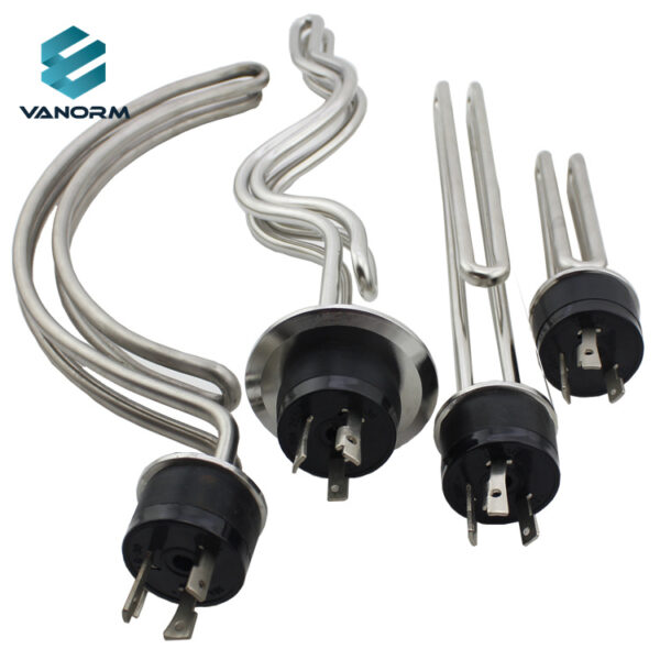 High Efficiency SUS304 Brewing Heating Element with L6-30 Plug Corrosion Resistant Immersion Heater for Brewery Equipment