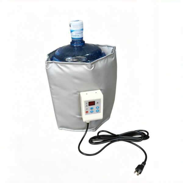 220V 20L IBC Silicone Heating Blanket Tank Warmer Heating Wrap for Industrial Chemical Oil Water Storage & Transportation Use