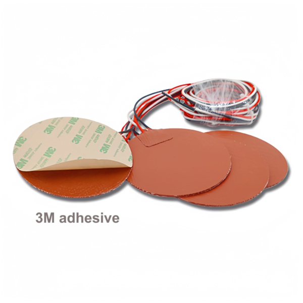 Silicone Heat Pad Customizable Round Flexible Heater Silicone Rubber Band Silicone Heater Heating Element for 3D Printer Heater