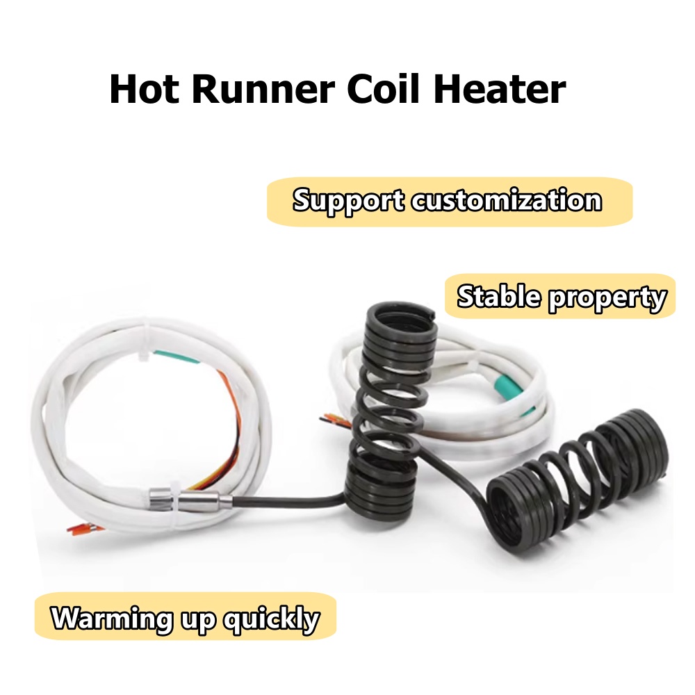 220v Industrial Stainless Steel air Resistance Spring Electrical Hot Runner Heater Coil with Thermocouple - Slika 5