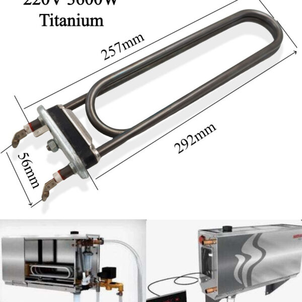 220V 3600W Water Electric Immersion Tubular Steam Heating element for Water Heater