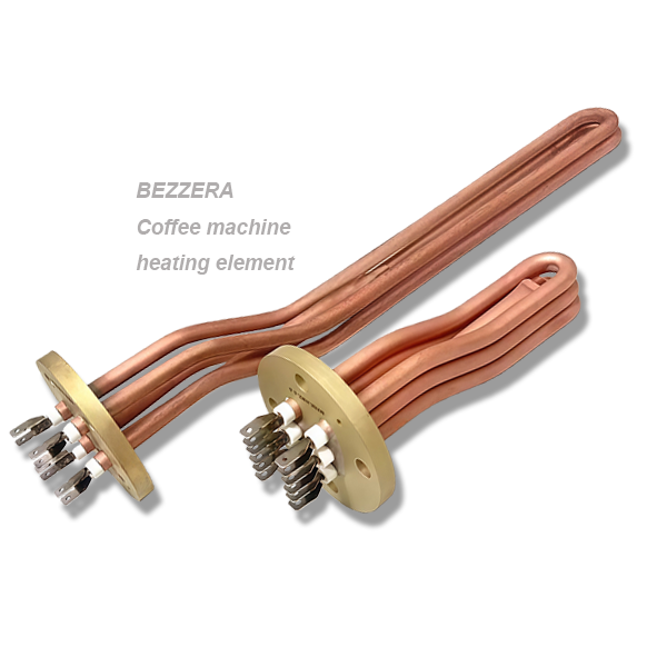 High-quality Copper Material BEZZERA Coffee Boiler Heater Electric Immersion Heater 220V Customizable Heating Capacity for Water